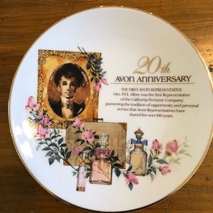 Avon 20th Anniversary Plate
